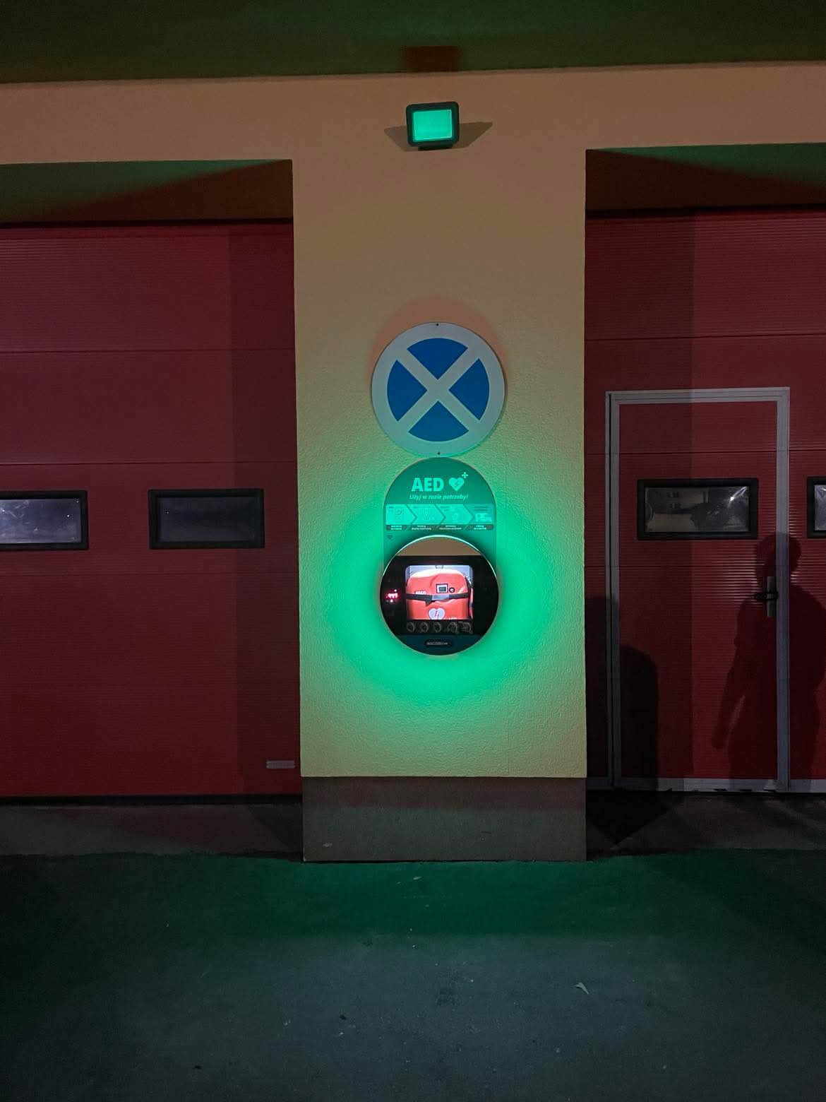 Nowy Defibrylator AED przy Strażnicy OSP w Kaniowie