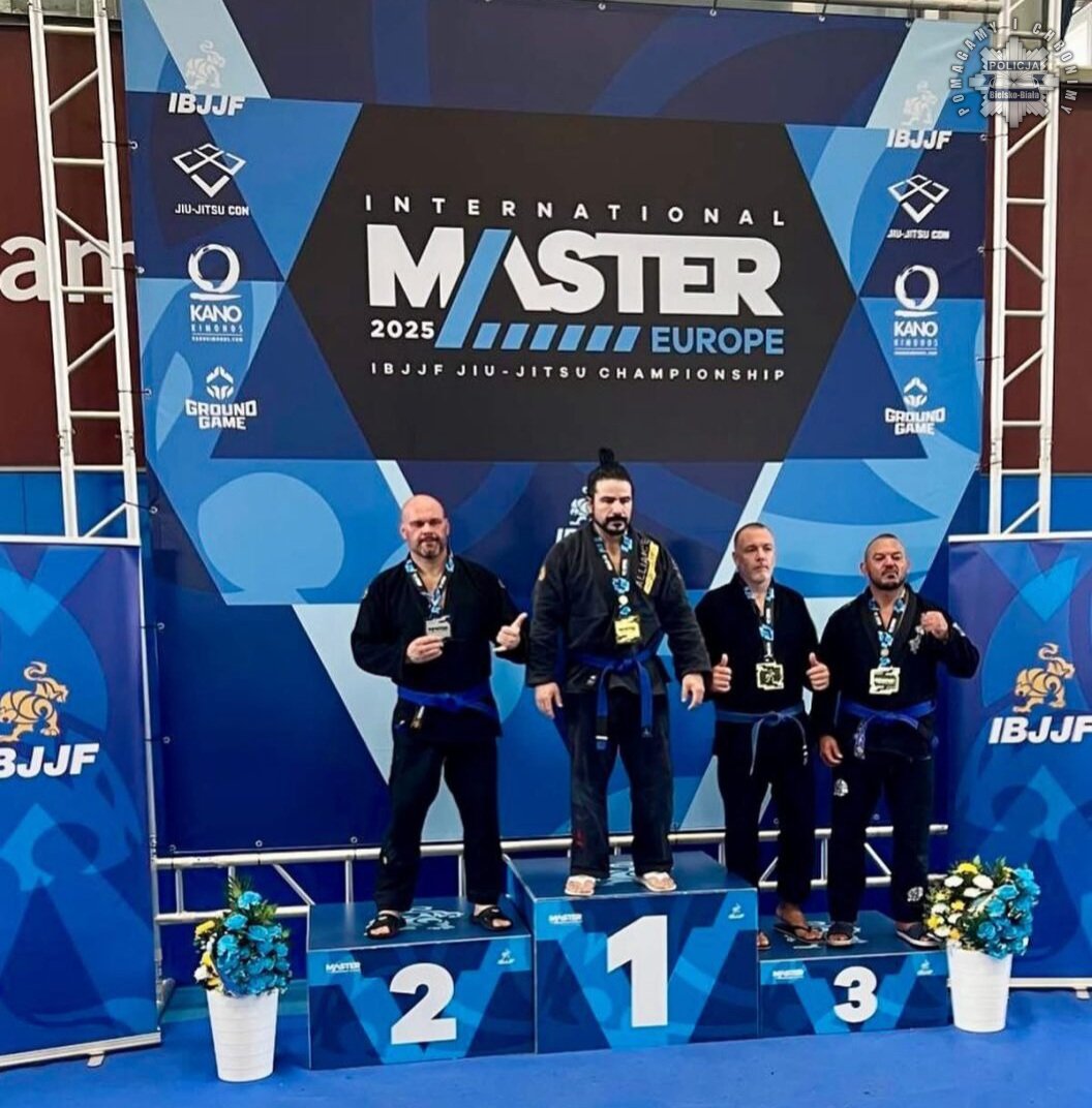 ŁUKASZ RUDZKI WICEMISTRZEM EUROPY W JIU-JITSU